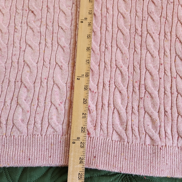 Talbots Cable Knit Long-sleeve Sweater Large - Picture 5 of 10
